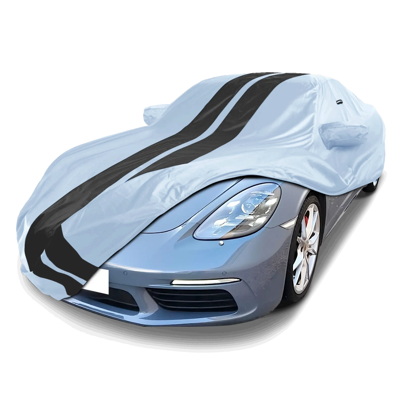Porsche 718 2017-2025 Gray Black Pro Series Car Cover