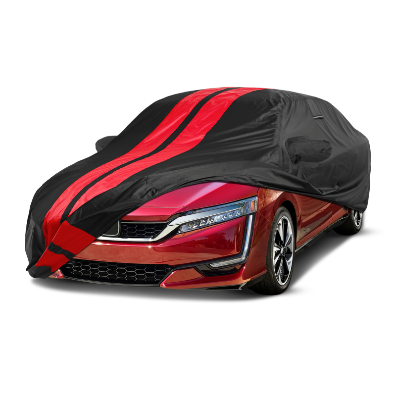 Honda Clarity 2018-2022 Black Red Pro Series Car Cover