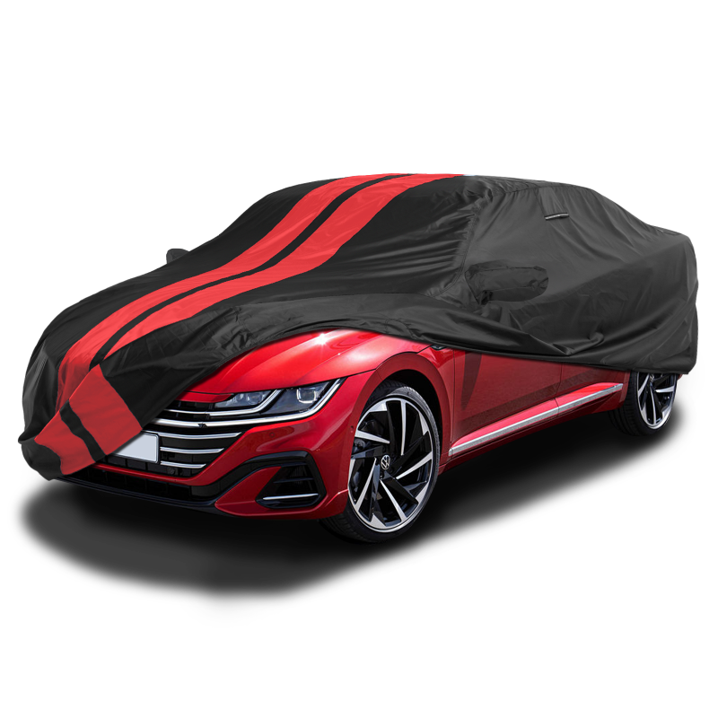 Volkswagen Arteon 2019-2024 Black Red Pro Series Car Cover
