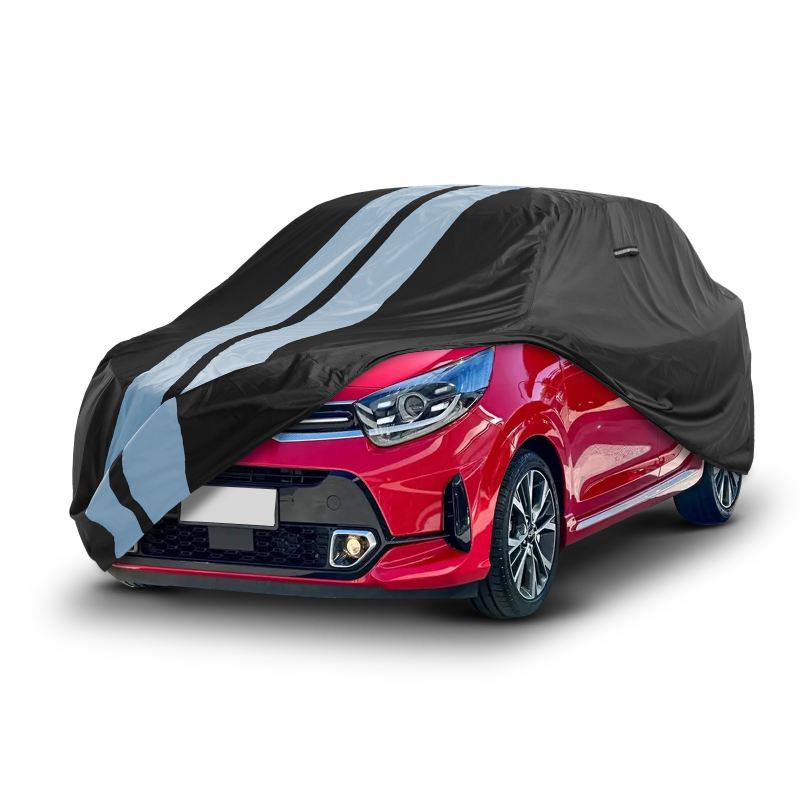 Kia Picanto 2018-2026 Black Gray Pro Series Car Cover