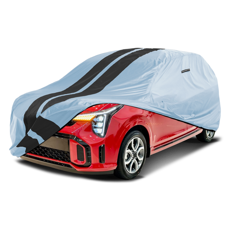 Kia Picanto 2018-2026 Gray Black Pro Series Car Cover