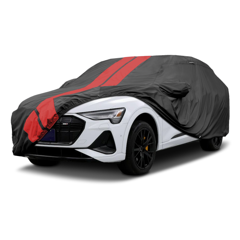 Audi E-Tron 2019-2024 Black Red Pro Series SUV Cover