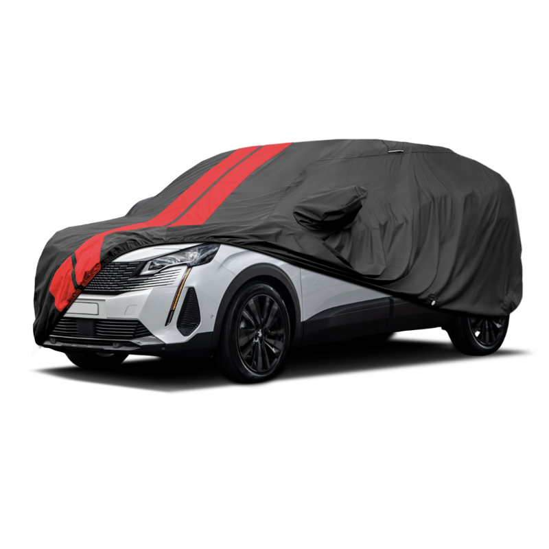 Peugeot 2008, 3008, 5008 2014-2024 Black Red Pro Series SUV Cover