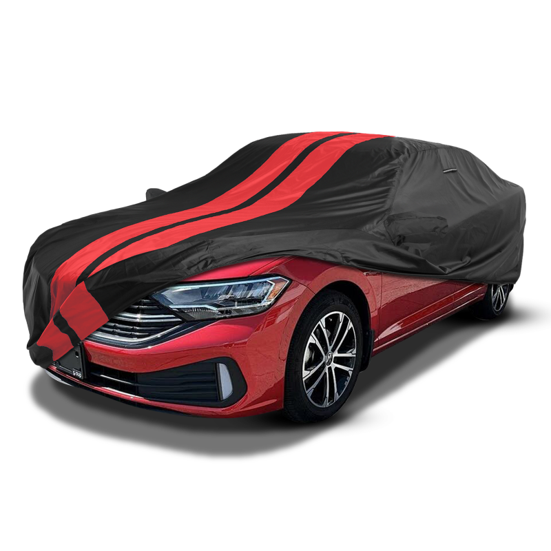 Volkswagen Jetta Black Red Pro Series Car Cover