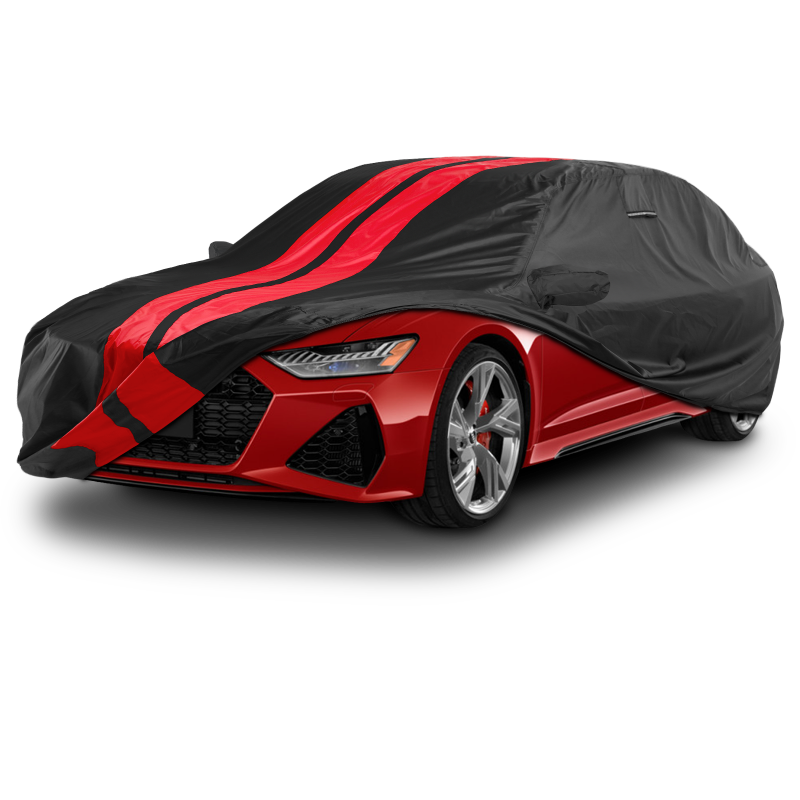 Audi S6 Black Red Pro Series Car Cover