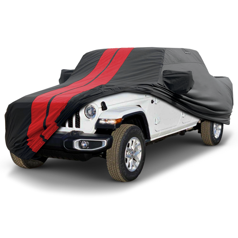 Jeep Gladiator (J-Series) Black Red Pro Series Truck Cover