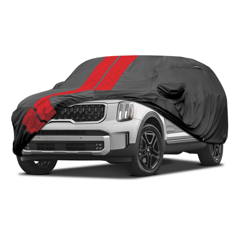 Kia Telluride 2020-2025 Black Red Pro Series SUV Cover