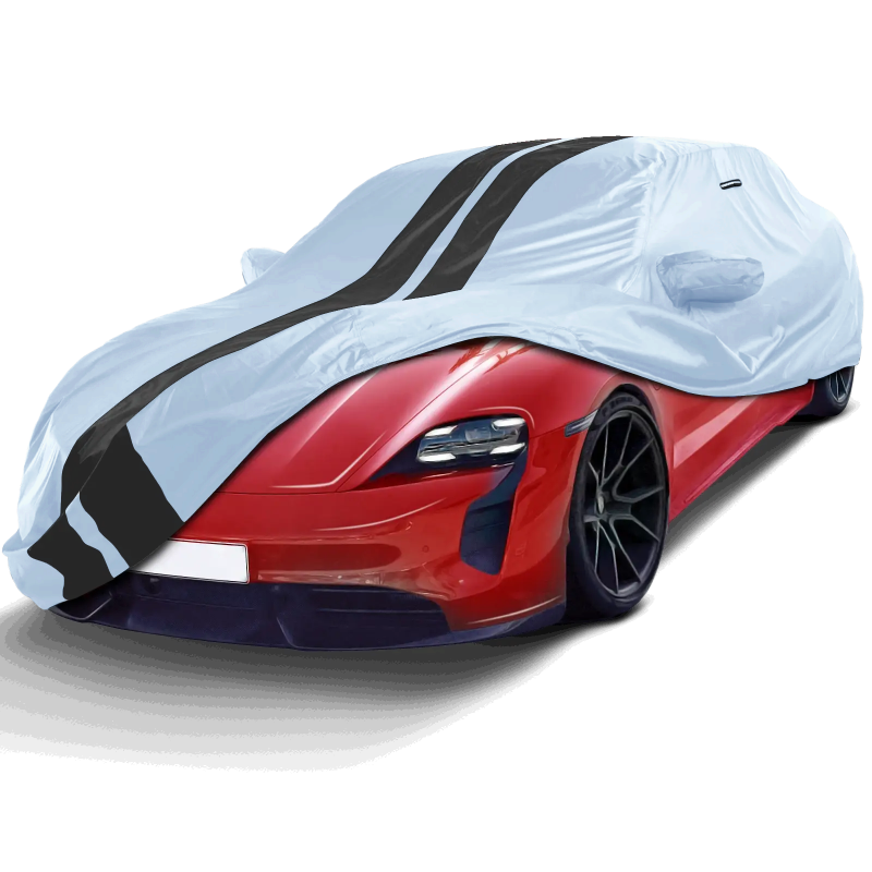 Porsche Taycan 2020-2026 Gray Black Pro Series Car Cover