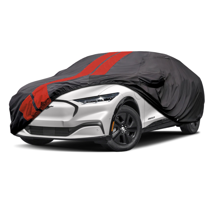 Ford Mustang Mach-E 2021-2026 Black Red Pro Series SUV Cover