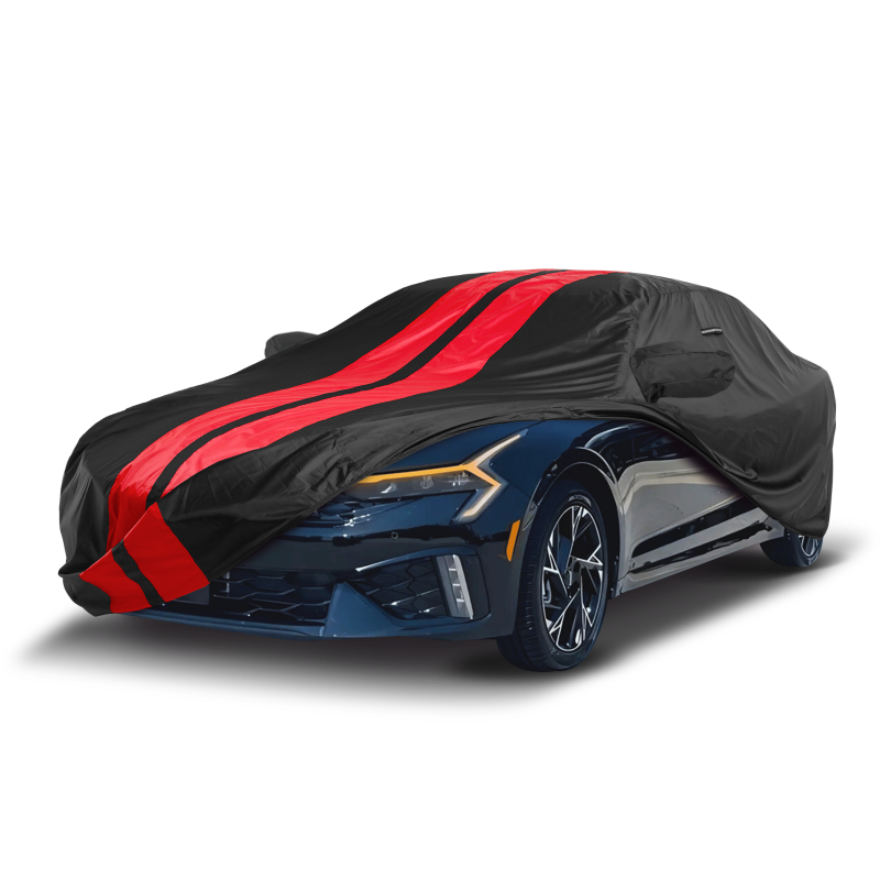 Kia K5 2021-2026 Black Red Pro Series Car Cover