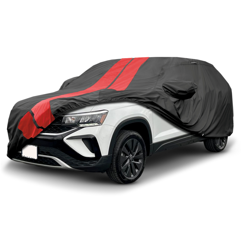 Volkswagen Taos 2021-2026 Black Red Pro Series SUV Cover