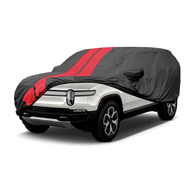 Rivian R1S 2022-2026 Black Red Pro Series SUV Cover