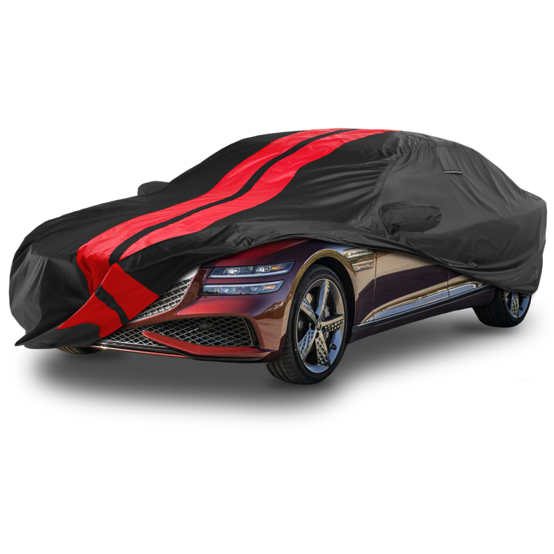 Genesis Electrified G80 2023-2025 Black Red Pro Series Car Cover