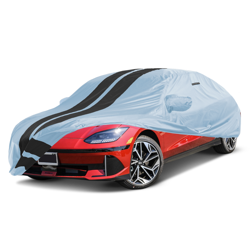 Hyundai Ioniq 6 Gray Black Pro Series Car Cover