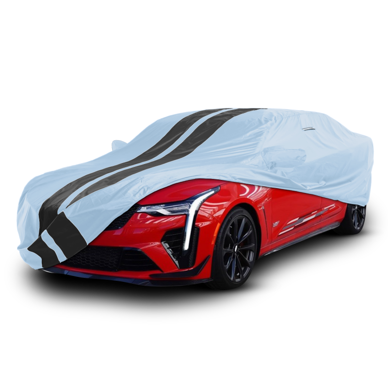 Cadillac CT4,CT5,CT6 2016-2026 Gray Black Pro Series Car Cover