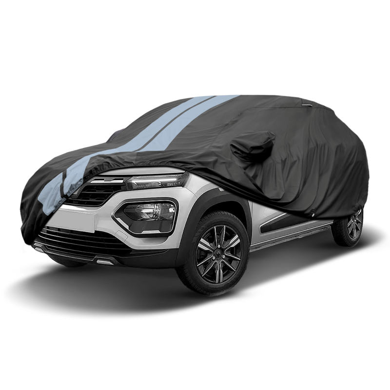 Renault Kwid 2015-2022 Black Gray Pro Series SUV Cover