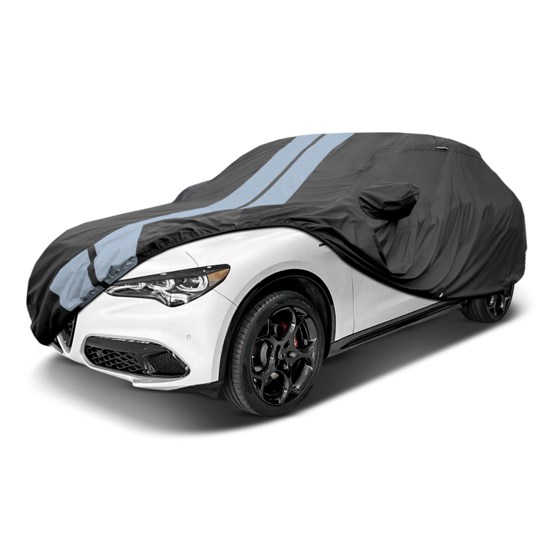 Alfa Romeo Stelvio 2017-2026 Black Gray Pro Series SUV Cover