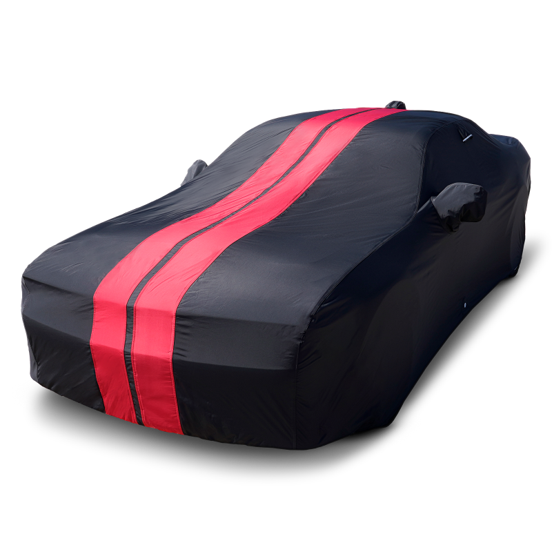 Dodge Challenger Black Red Pro Series Car Cover