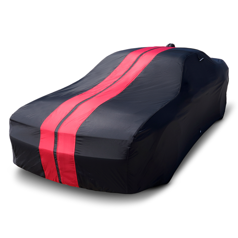 Dodge Challenger Black Red Pro Series Car Cover