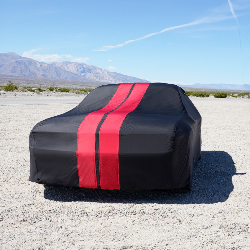 Dodge Challenger Black Red Pro Series Car Cover