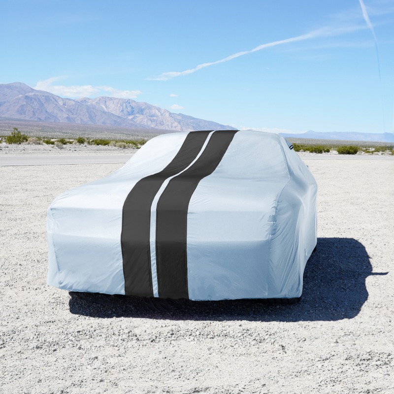 Dodge Challenger Gray Black Pro Series Car Cover