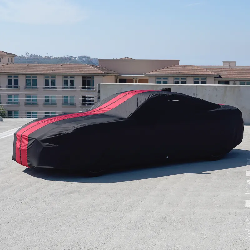 Ford Mustang Black Red Pro Series Car Cover