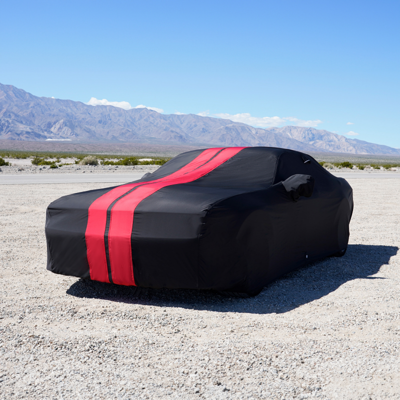 Dodge Challenger Black Red Pro Series Car Cover