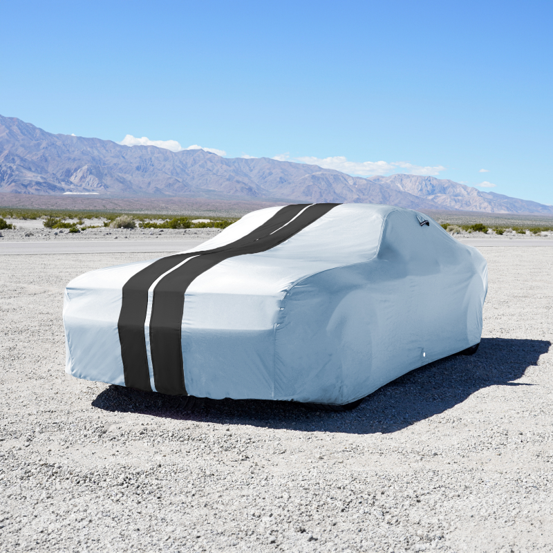Dodge Challenger Gray Black Pro Series Car Cover