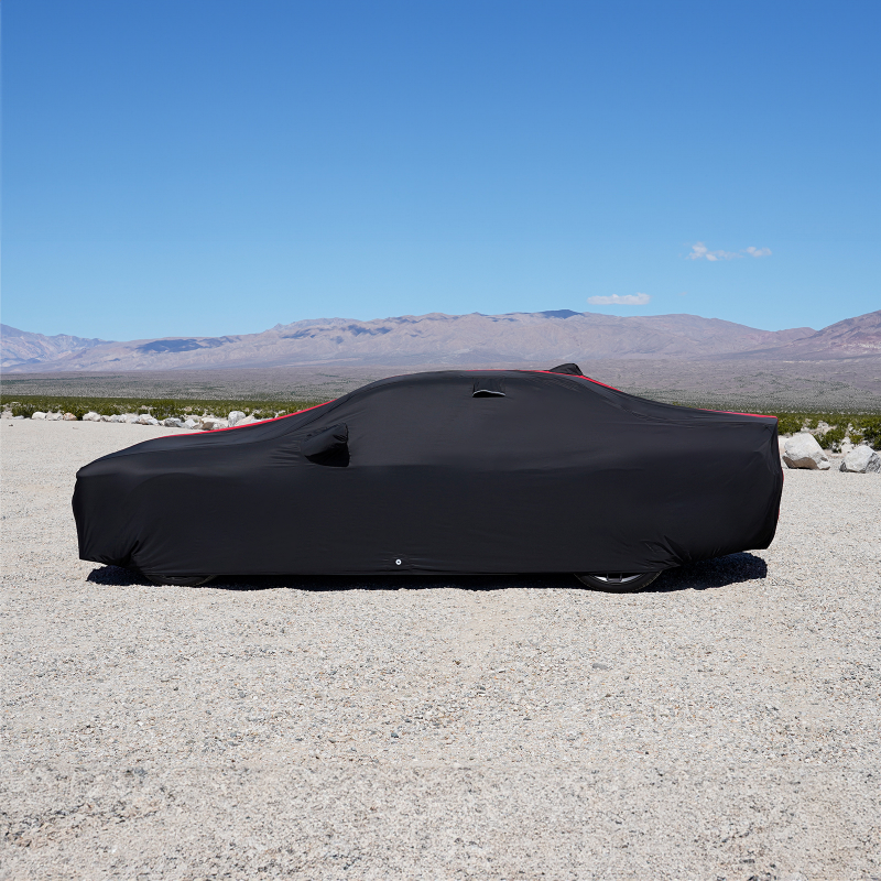 Dodge Challenger Black Red Pro Series Car Cover