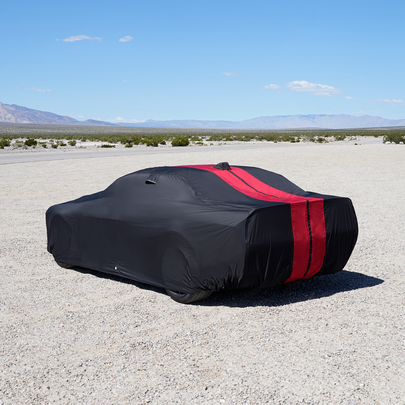 Dodge Challenger Black Red Pro Series Car Cover