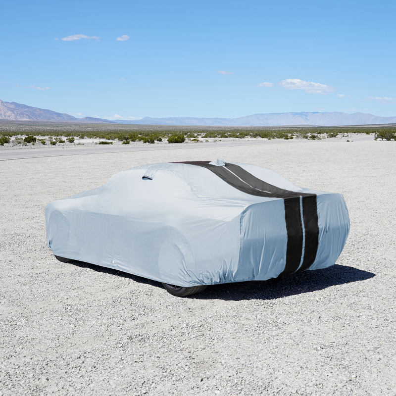 Dodge Challenger Gray Black Pro Series Car Cover