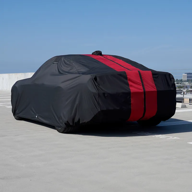Ford Mustang Black Red Pro Series Car Cover