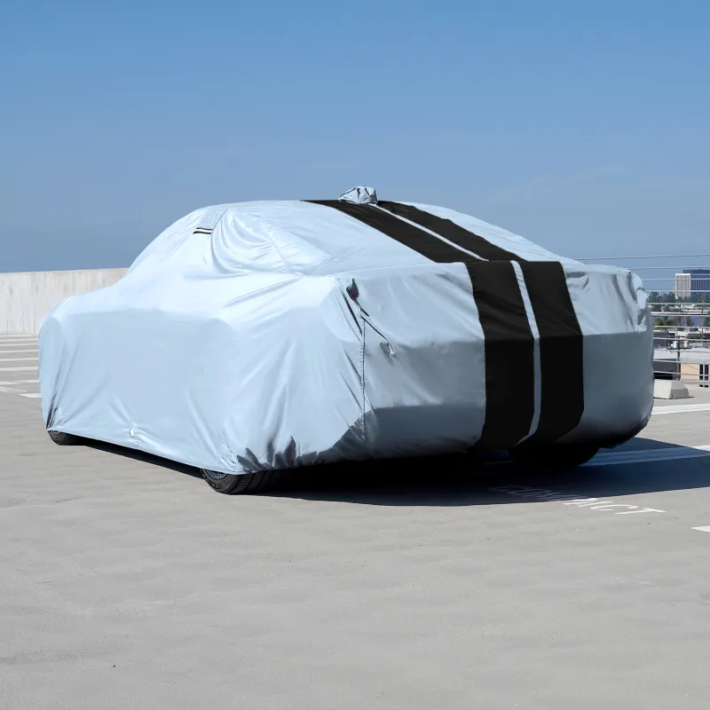 Ford Mustang Gray Black Pro Series Car Cover
