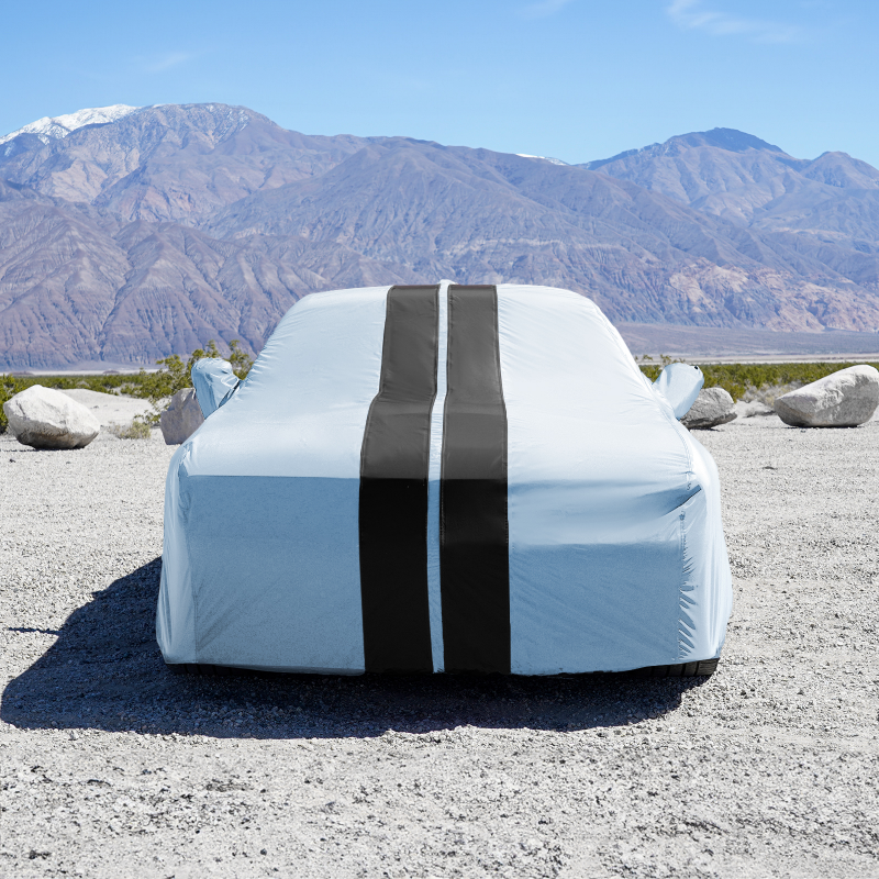 Dodge Challenger Gray Black Pro Series Car Cover