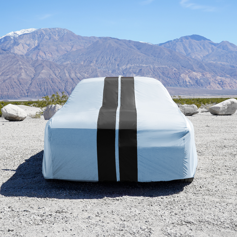 Dodge Challenger Gray Black Pro Series Car Cover