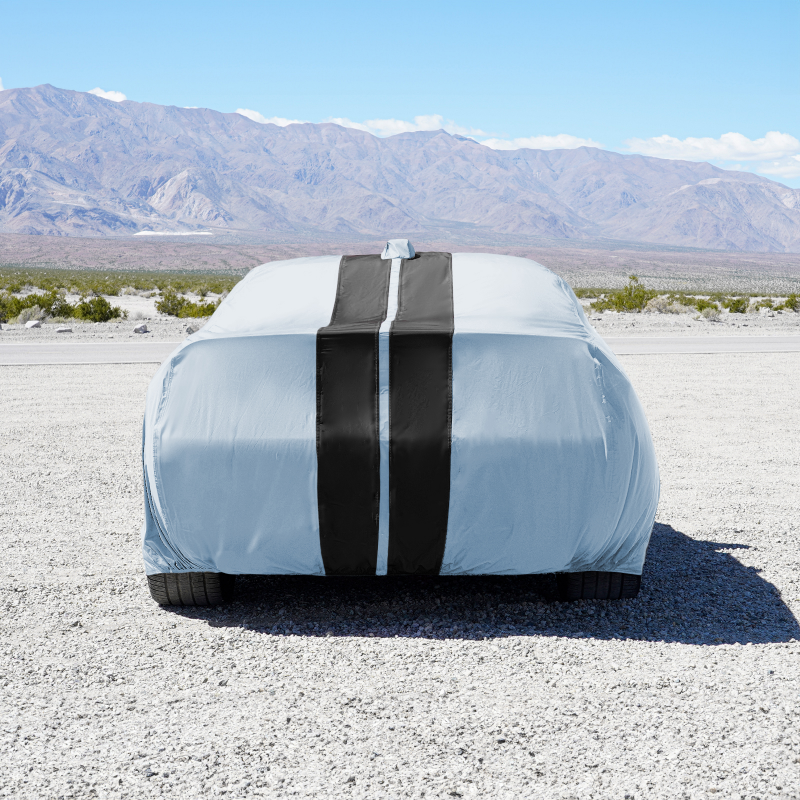 Dodge Challenger Gray Black Pro Series Car Cover