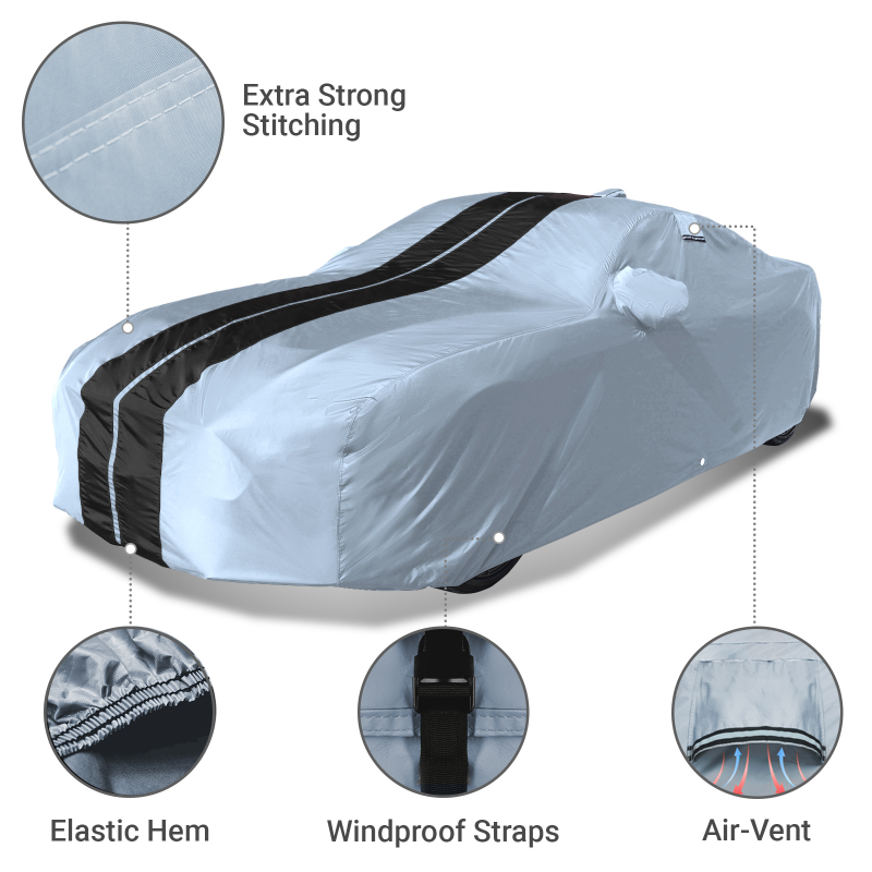 Ford Mustang Shelby Gray Black Pro Series Car Cover
