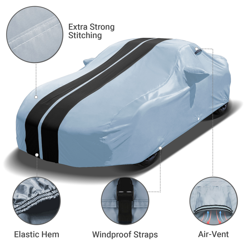 Mazda Miata MX-5 Gray Black Pro Series Car Cover
