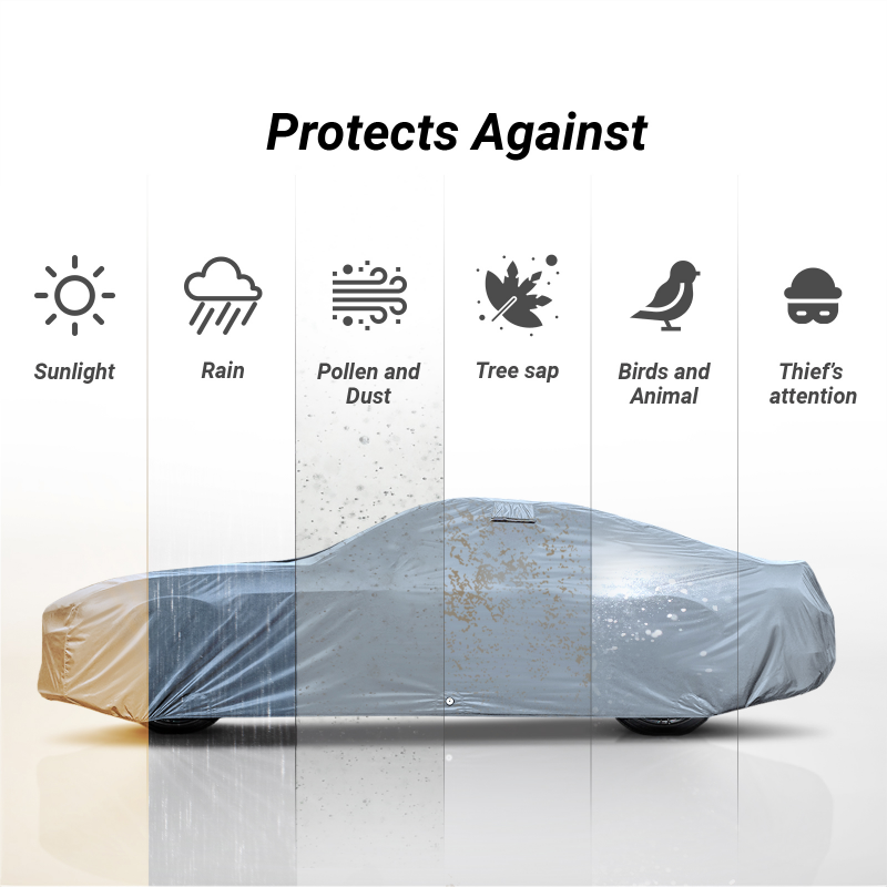 Ford Mustang Gray Black Pro Series Car Cover