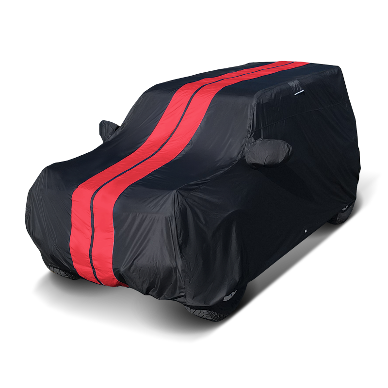 Ford Bronco Black Red Pro Series SUV Cover