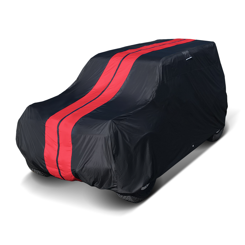 Ford Bronco Black Red Pro Series SUV Cover