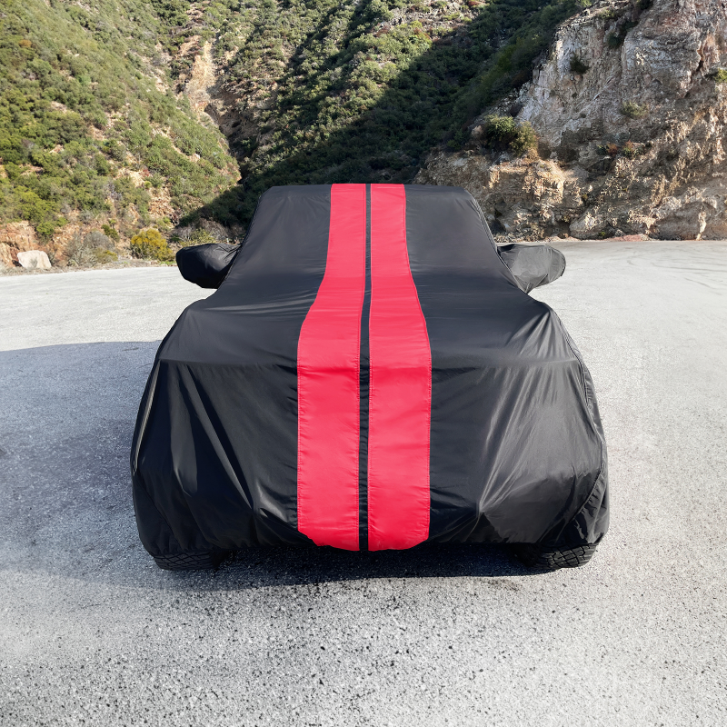 Ford Bronco Black Red Pro Series SUV Cover
