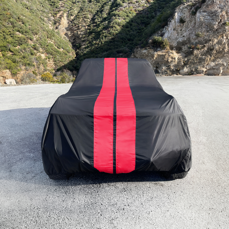 Ford Bronco Black Red Pro Series SUV Cover
