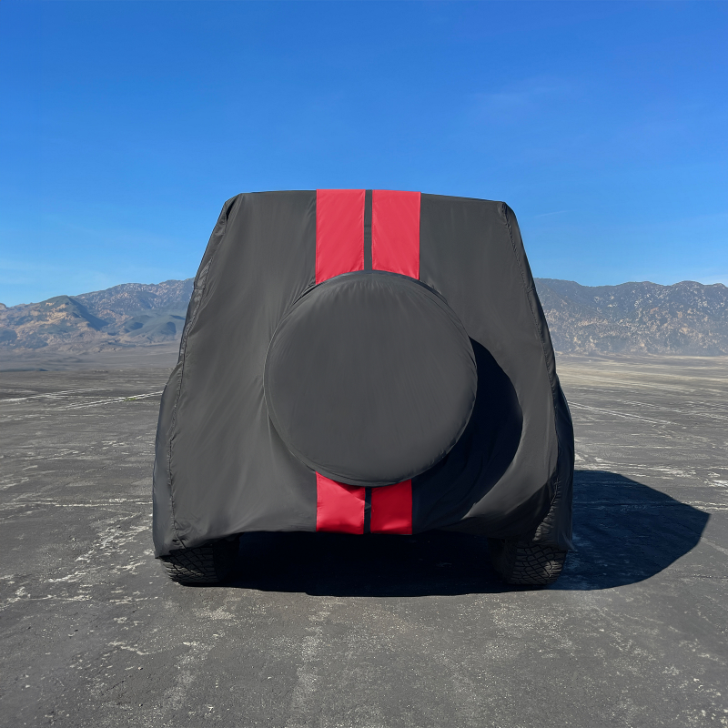 Ford Bronco Black Red Pro Series SUV Cover