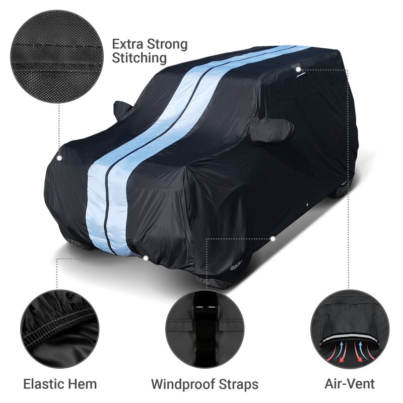 GMC Acadia Black Gray Pro Series SUV Cover